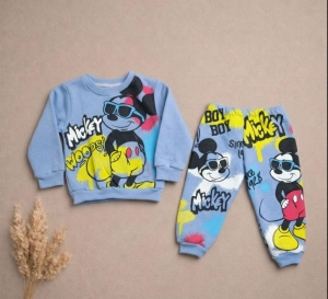Бебешки ватиран комплект ,,Mickey woops''