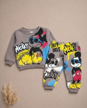 Бебешки ватиран комплект ,,Mickey woops''