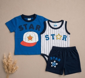 Бебешки комплект с къс ръкав ''Star''