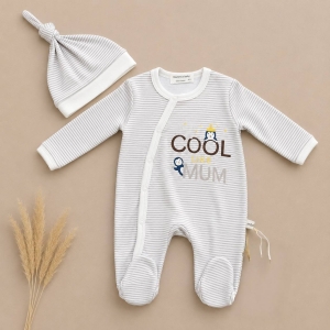Бебешки ромпър с дълъг ръкав ''Cool like mum''